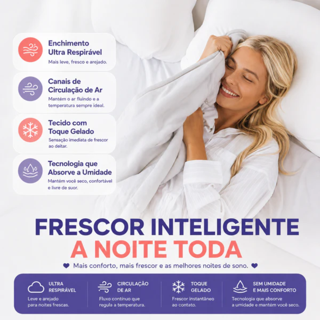 Premium™ Edredom Térmico 2 em 1 - [Frete grátis + 2 Fronhas de brinde]